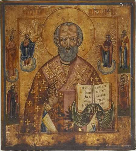 ICON PAINTER (XVIII - XIX). ''Saint Nicholas of Myra''