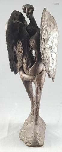 Irmgard SIGG (1934 - ). Icarus. Sculpture.