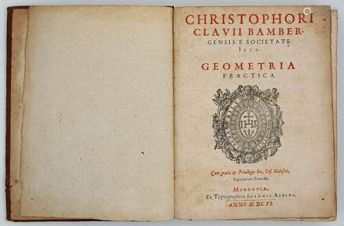 Christophori Clavii Bambergensis e Societate IESV.