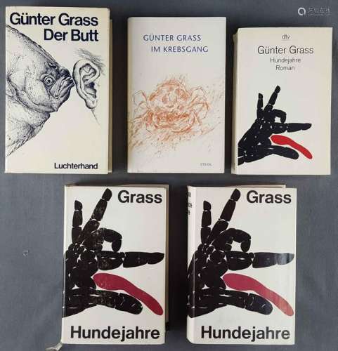 Günter GRASS (1927 - 2015). Five signed works.