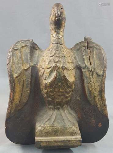 Probably legion eagle, field sign. With carrying frame.