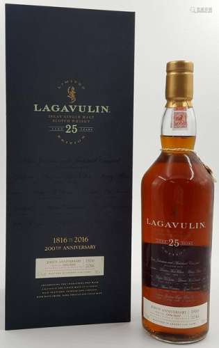Lagavulin Islay Single Malt Scotch Whiskey 25 Years