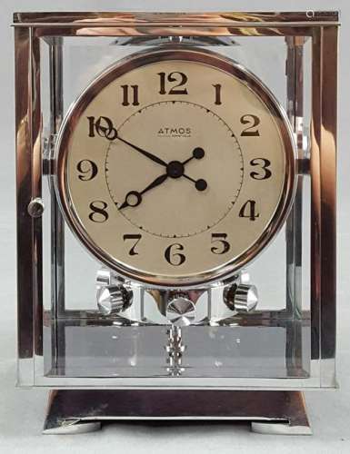 Early ATMOS table clock, Jean - Léon Reutter, with a