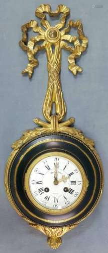 Clock, France, 19th century, brass. '' WEIL - NORA,