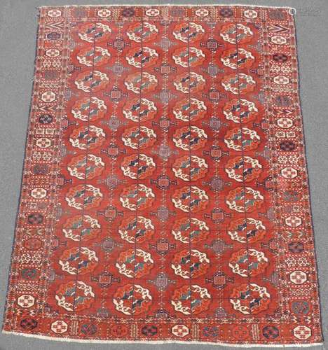 Tekke main carpet. Turkmenistan. Antique. 1st half of