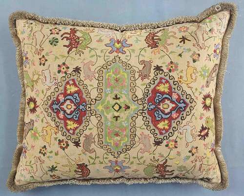 Petit Point embroidery. Probably Caucasus. Antique,