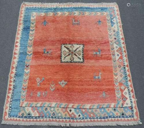 Gabbeh Persian carpet. Iran. Tribal rug