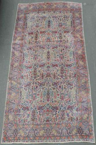 Kerman Persian carpet. Iran. Old, around 1925. Fine
