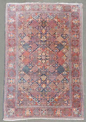 Kashan cork Persian carpet. Iran. Old, 1st half of the