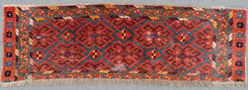 Ersari Torba tribal rug. Turkmenistan. Antique, around