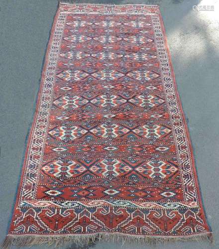 Jomud tribal rug. Turkmenistan. Antique, around 1890.