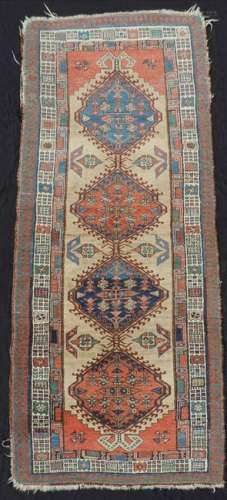 Meshkin Persian carpet. Iran, Antique, around 1910.