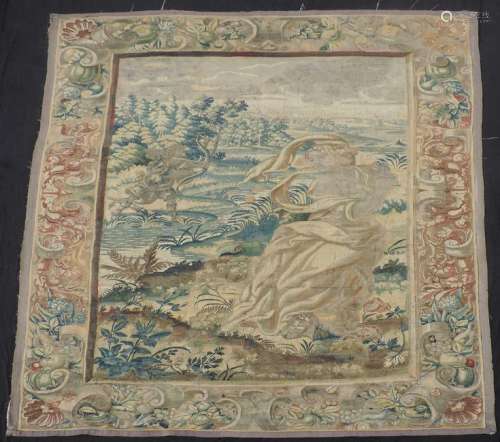 Tappistry Flanders Brussels. Antique, 1st half of the