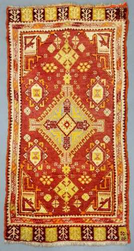 Konya Yastik carpet. Turkey. Antique, around 1900.
