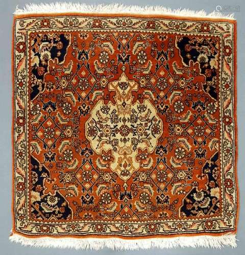 Bijar Persian carpet. Iran. Fine knotting. Old.