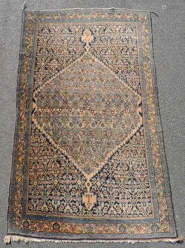 Bijar Persian carpet. Iran. Old, around 1930.