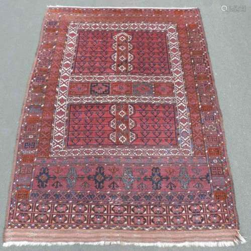 Ersari Engsi door entrance carpet. Turkmenistan.