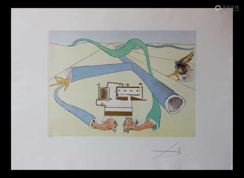 Salvador Dali- Original Engravings with color by pochoir 