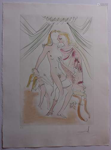 Salvador Dali- Original Engravings with Color 