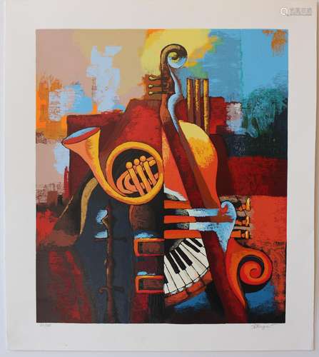 Igor Kovalev- Original Serigraph on Paper 