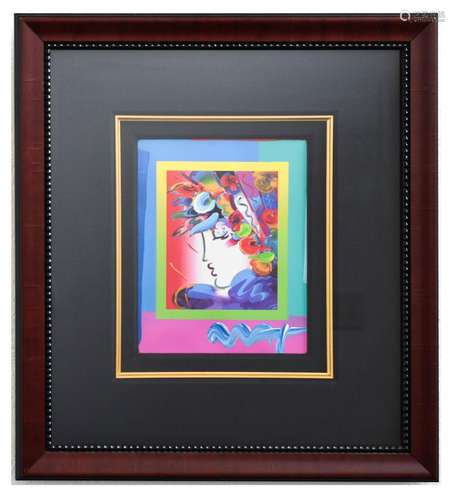 Peter Max- Original Mixed Media 