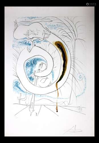 Salvador Dali- Original Engravings with Lithographic Color 