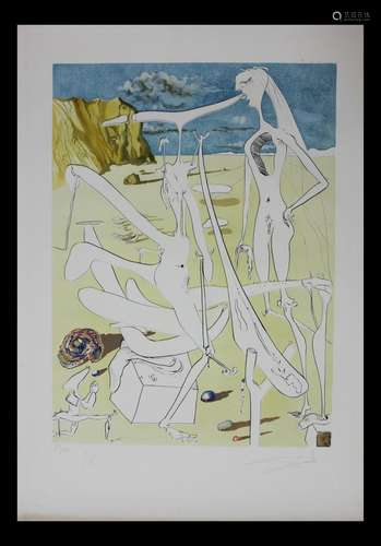 Salvador Dali- Original Engravings with Lithographic Color 