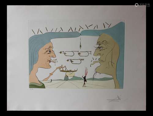 Salvador Dali- Original Engravings with color by pochoir 