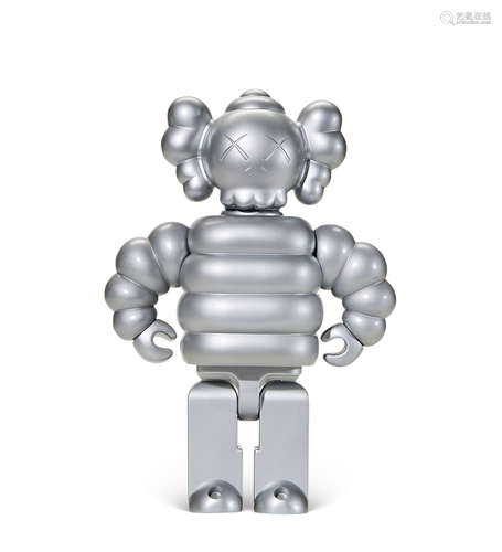 KAWS 2003年作 Kubrick 米其林 400% 银色 PVC