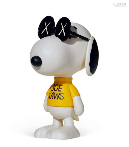 KAWS 2011年作 Snoopy 彩绘 搪胶