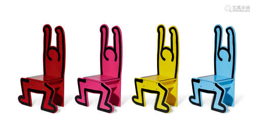 Keith Haring×Vilac 2013年作 艺术儿童椅 实木