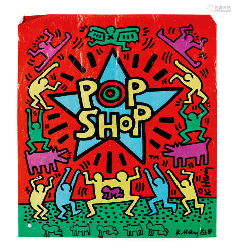 凯斯·哈林 1980年作 POP SHOP PVC