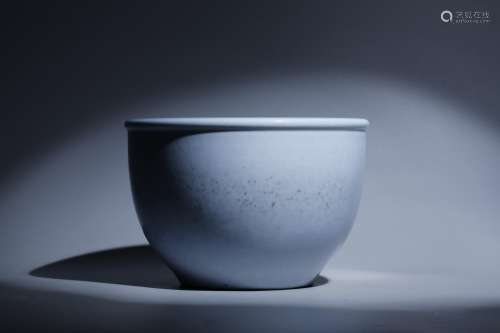 A celeste glazed porcelain bowl