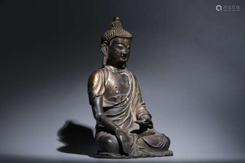 A Gilded Bronze Buddha statue