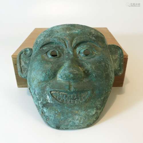 A Liao Dynasty bronze mask