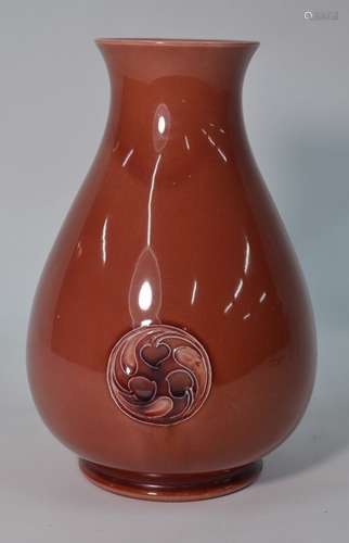 A William Moorcroft for Liberty Flamminian Ware baluster vase