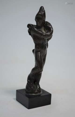 Roman antiquity - small bronze male nude