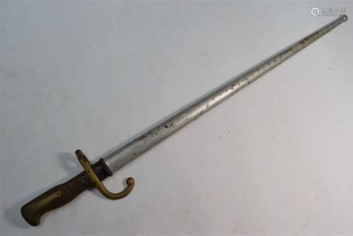 A 19th century French 1874 pattern bayonet