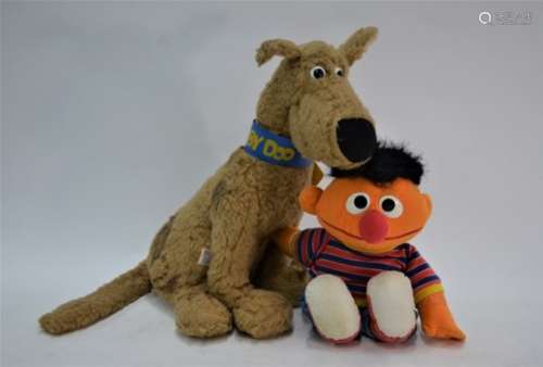 A 1970s Tebro Scooby Doo soft toy