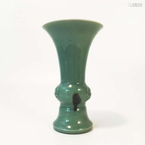 A Longquan Kiln Brown-spotted Vase