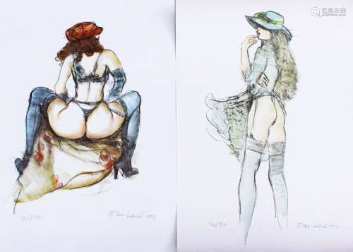 Dina Larot (born 1942), two female half nudes, etc…