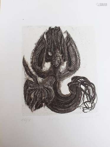 Stierschneider, Composition, etching on paper. 53 …