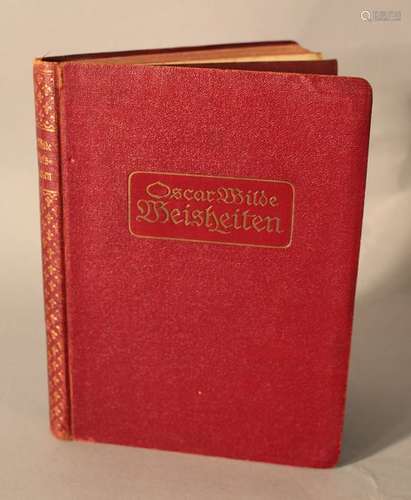 Oscar Wilde, Weisheiten, Nobus Verlag Berlin. 17,5…