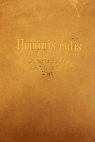 Hominis Cutis, by Werner Buchwald and Werner Krois…