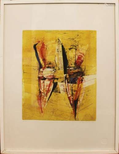 Artist 20th Century, Colour lithograph on paper; f…