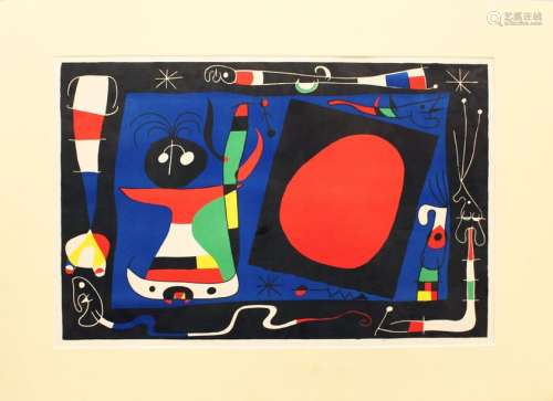 Joan Miró i Ferrà (1893 1983) graphic on paper. 40…