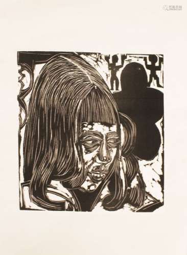 Ernst Ludwig Kirchner ( 1880 1938)graphic, girl on…