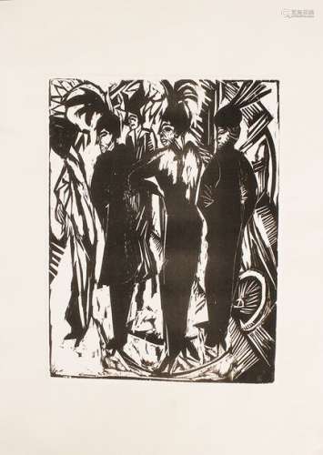 Ernst Ludwig Kirchner ( 1880 1938) graphic, four l…