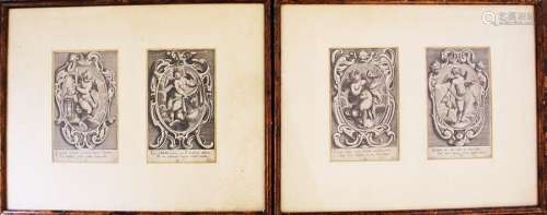 Four copper prints German or Dutch, around 1700; f…