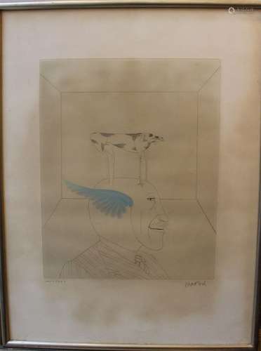 Artist 20th Century, Lithography on paper, framed,…